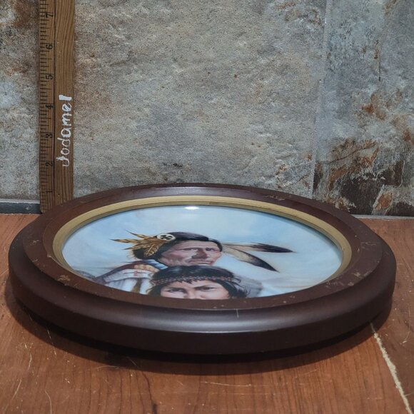Vague Shadows The Blackfoot Nation Decorative Collector Plate by Perillo Eighth - Picture 8 of 16